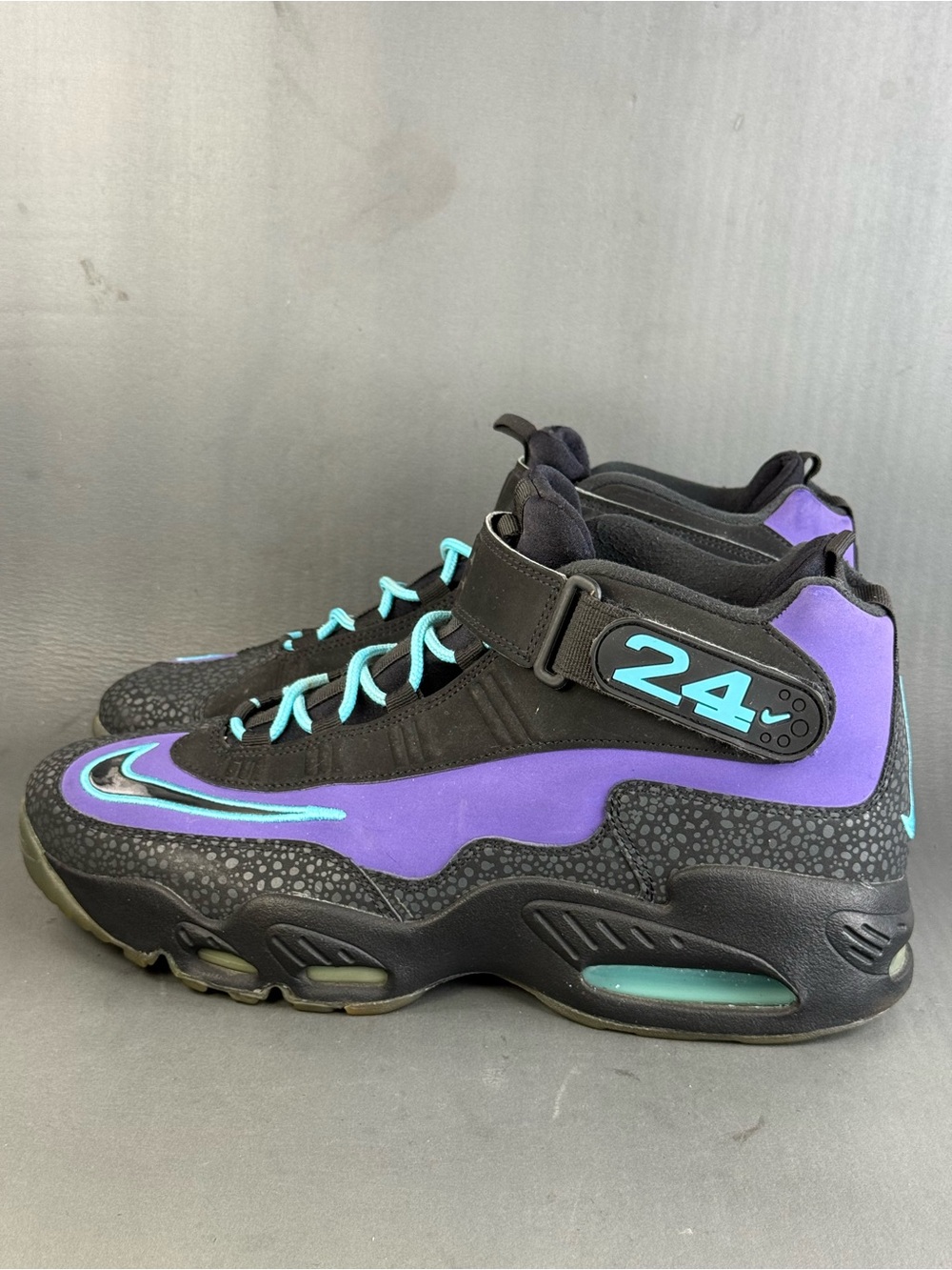 Nike Air Griffey Max 1 Purple Venom athletic sneaker shoes men’s size 13 - Picture 3 of 8